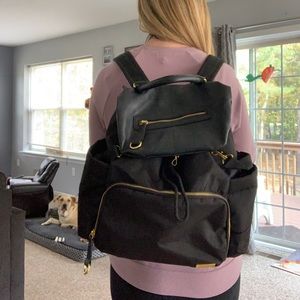 Backpack diaper bag